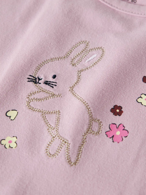 Name it Tunika Häschen lilac