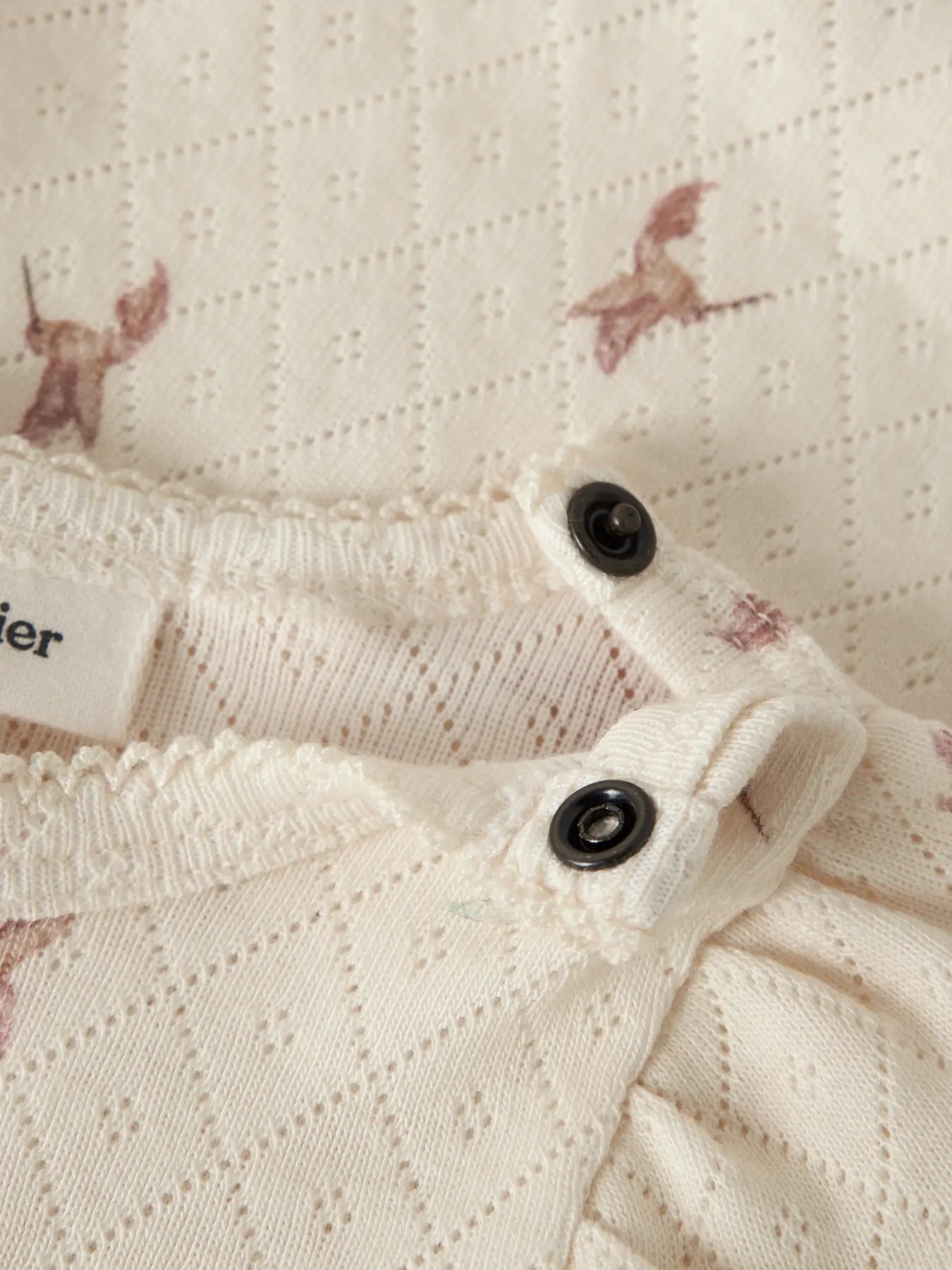 Lil' Atelier Langarm Rüschen Body Kolibri turtledove