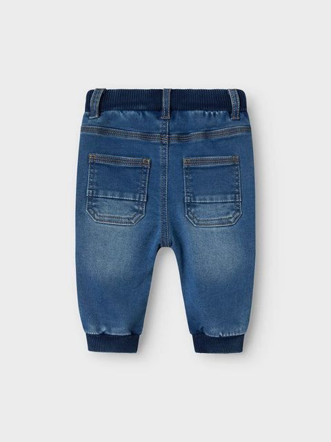 Name it gefütterte Baggy Jeans medium blue