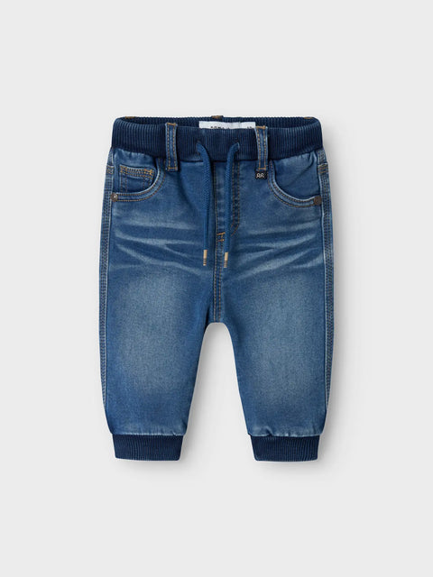 Name it gefütterte Baggy Jeans medium blue