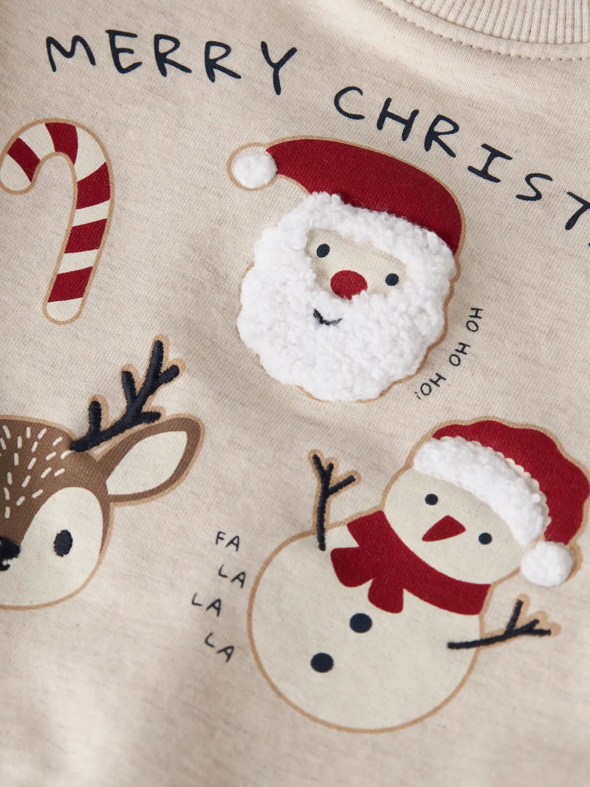 Name it XMAS Sweater beige meliert
