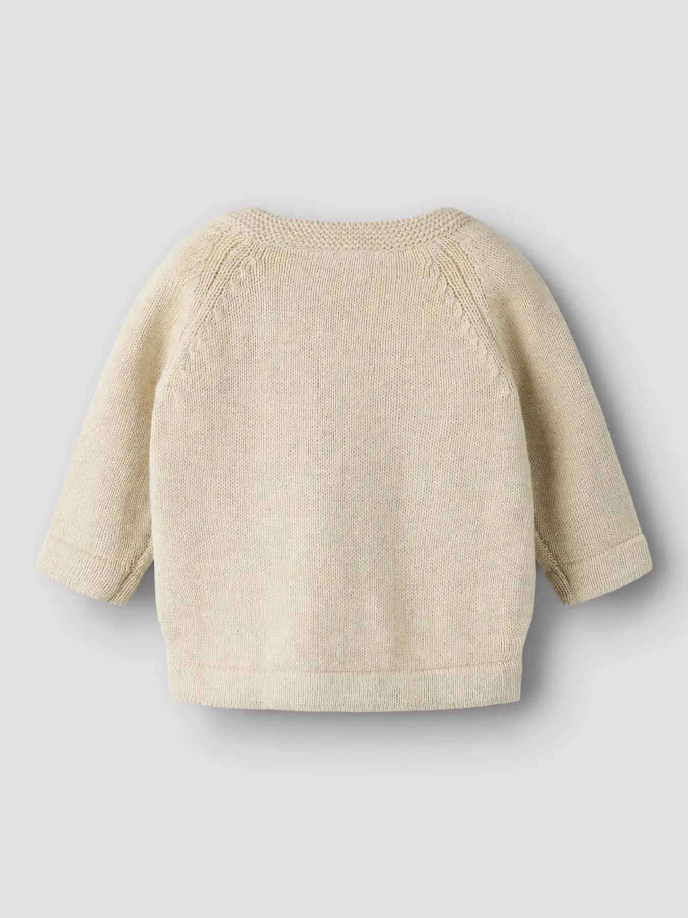 Name it Strickpullover Bärchen beige