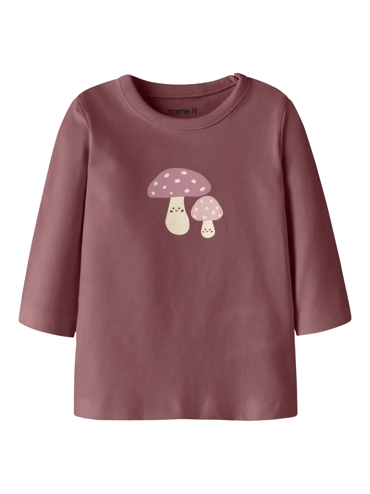 Name it Langarmshirt Pilze wild ginger