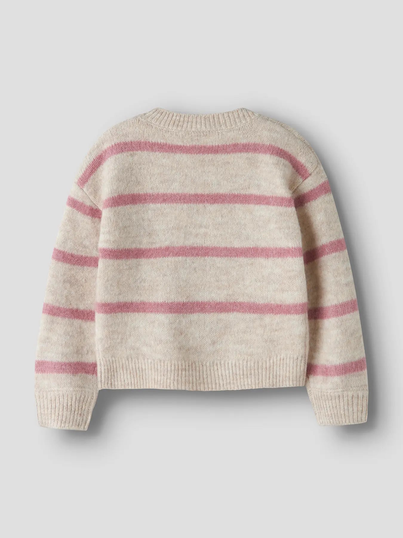 Name it Strickpullover Streifen beige/lilas