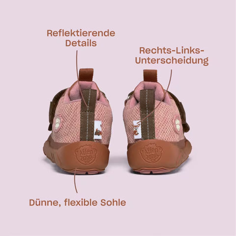 Affenzahn Barfuß - Übergangsschuh Knit Happy Nashorn