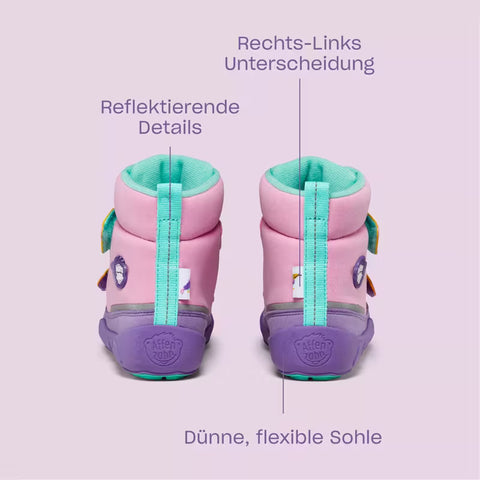 Affenzahn Barfuß - Winterstiefel Vegan Comfy Hase