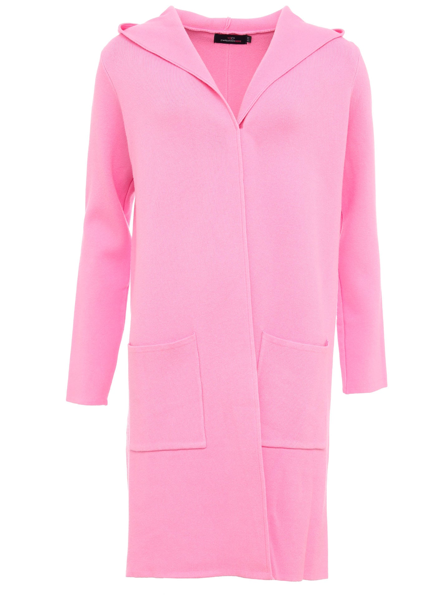 Zwillingsherz Strickjacke "Janina Basic" rosapink