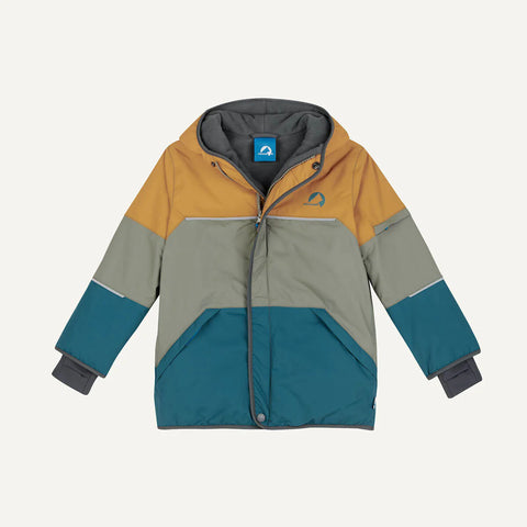 Finkid TAIKA SNOW Sportliche Winterjacke sunflower/dark sage