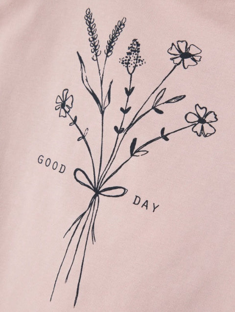 Name it Langarmshirt Good Day lilac