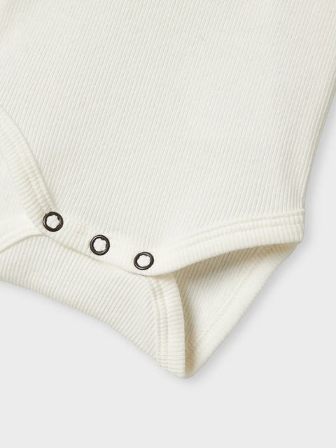 Name it Langarm Rib Body cloud dancer