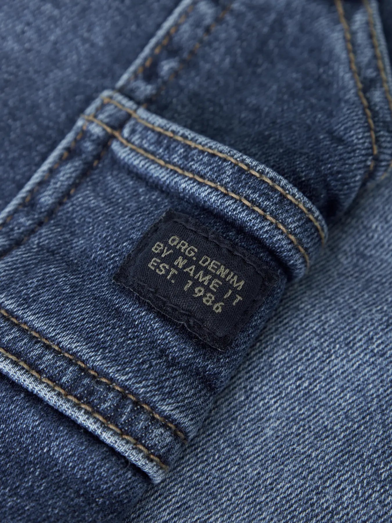 Name it Tapered Fit Jeans Dark Blue Denim