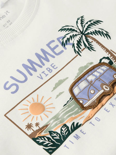 Name it T-Shirt Summer Vibe cloud dancer