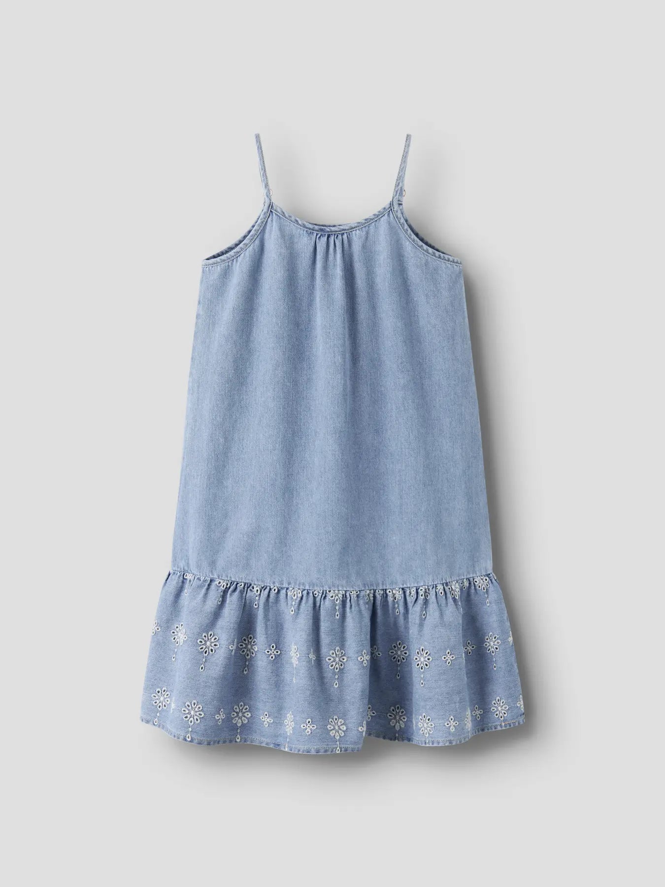 Name it Jeanskleid Blumen light blue