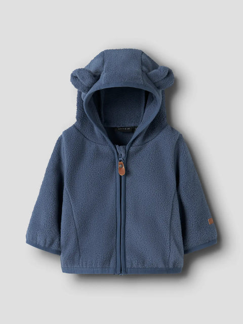 Name it Fleece Jacke vintage indigo