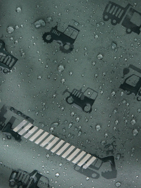 Name it Magic Softshelljacke Baufahrzeuge balsam green