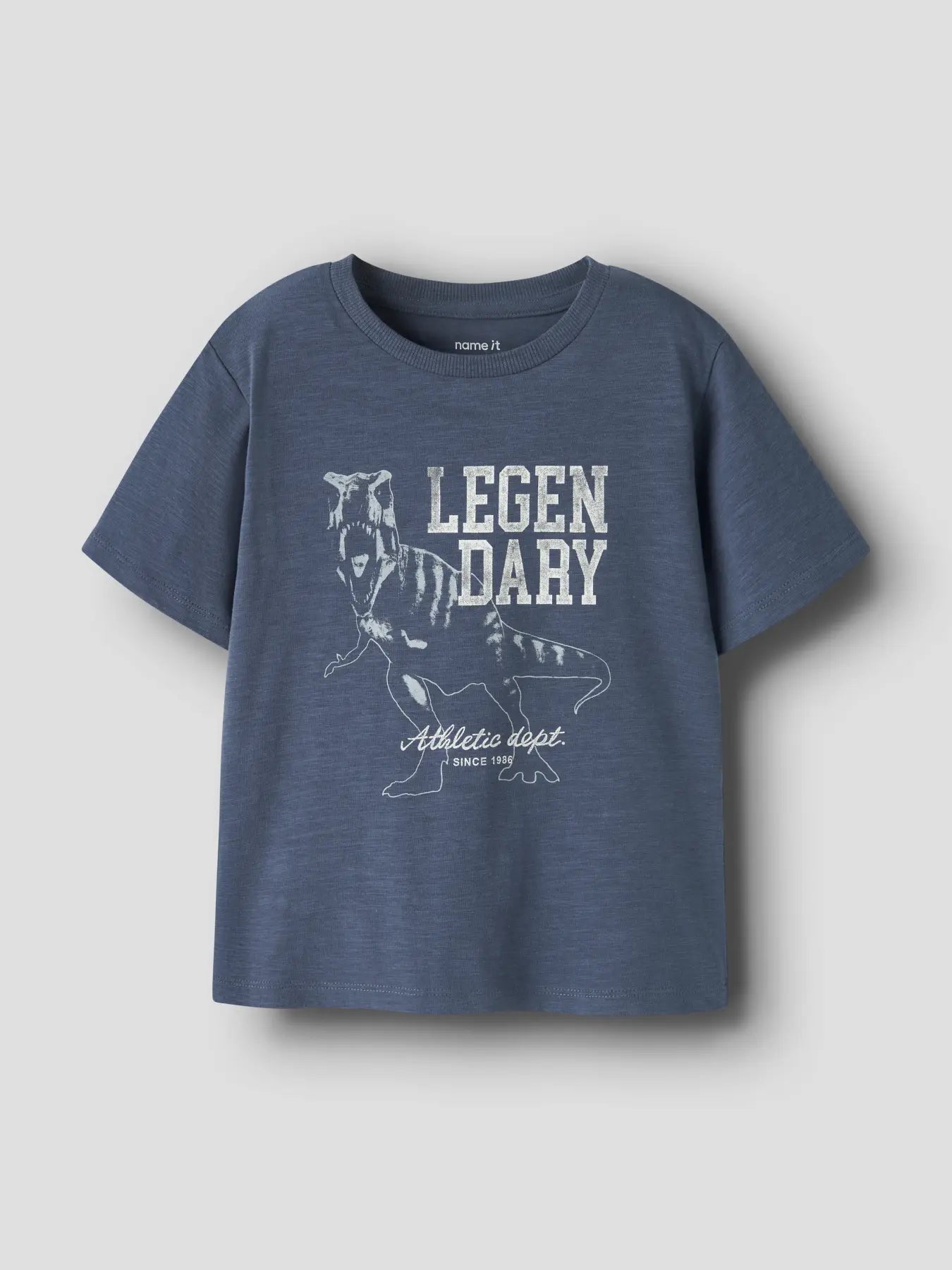 Name it T-Shirt Dino vintage indigo