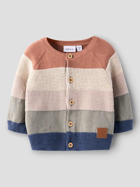 Name it Strickjacke Blockstreifen