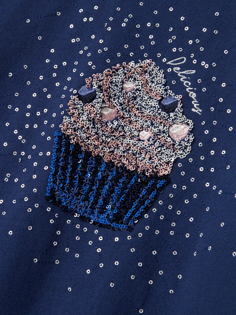 Name it Glitzer Sweatshirt Cupcake blueprint
