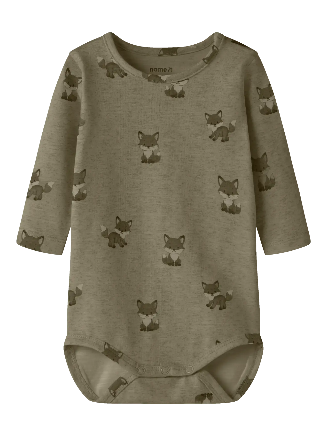 Name it Langarm Body Füchse mermaid meliert