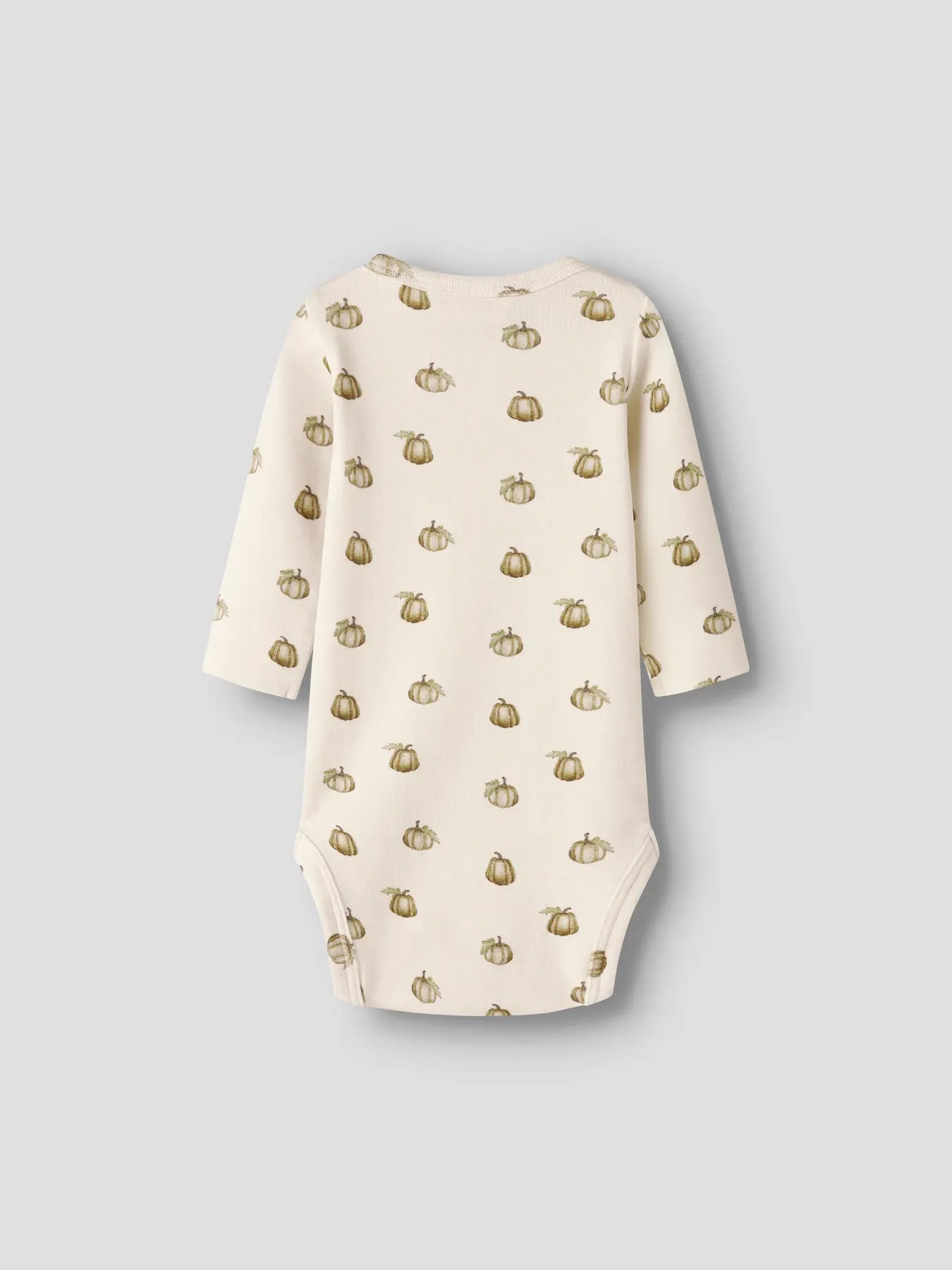 Lil' Atelier Langarm Body Kürbis turtledove