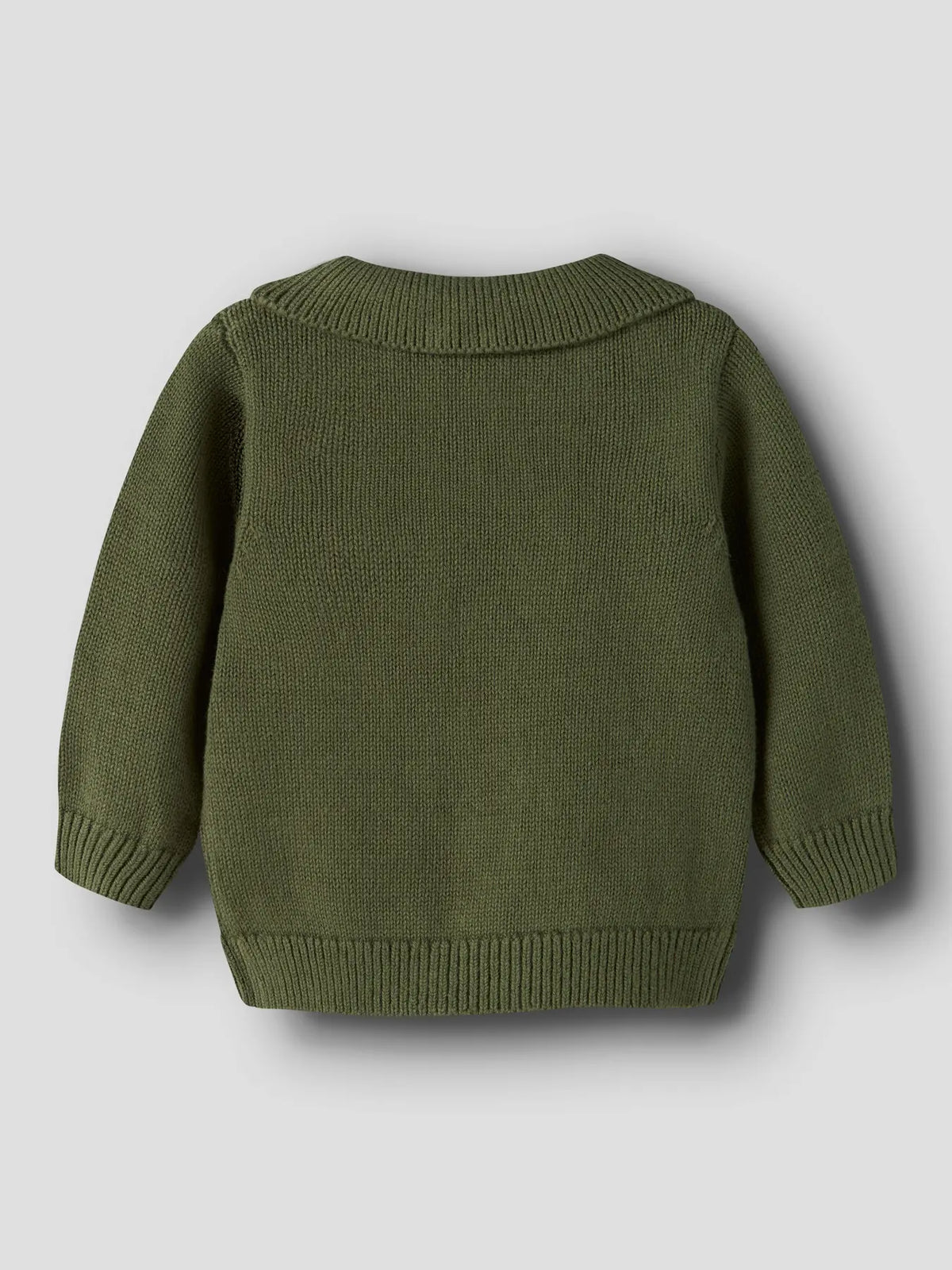 Lil' Atelier Polo Strickpullover cypress