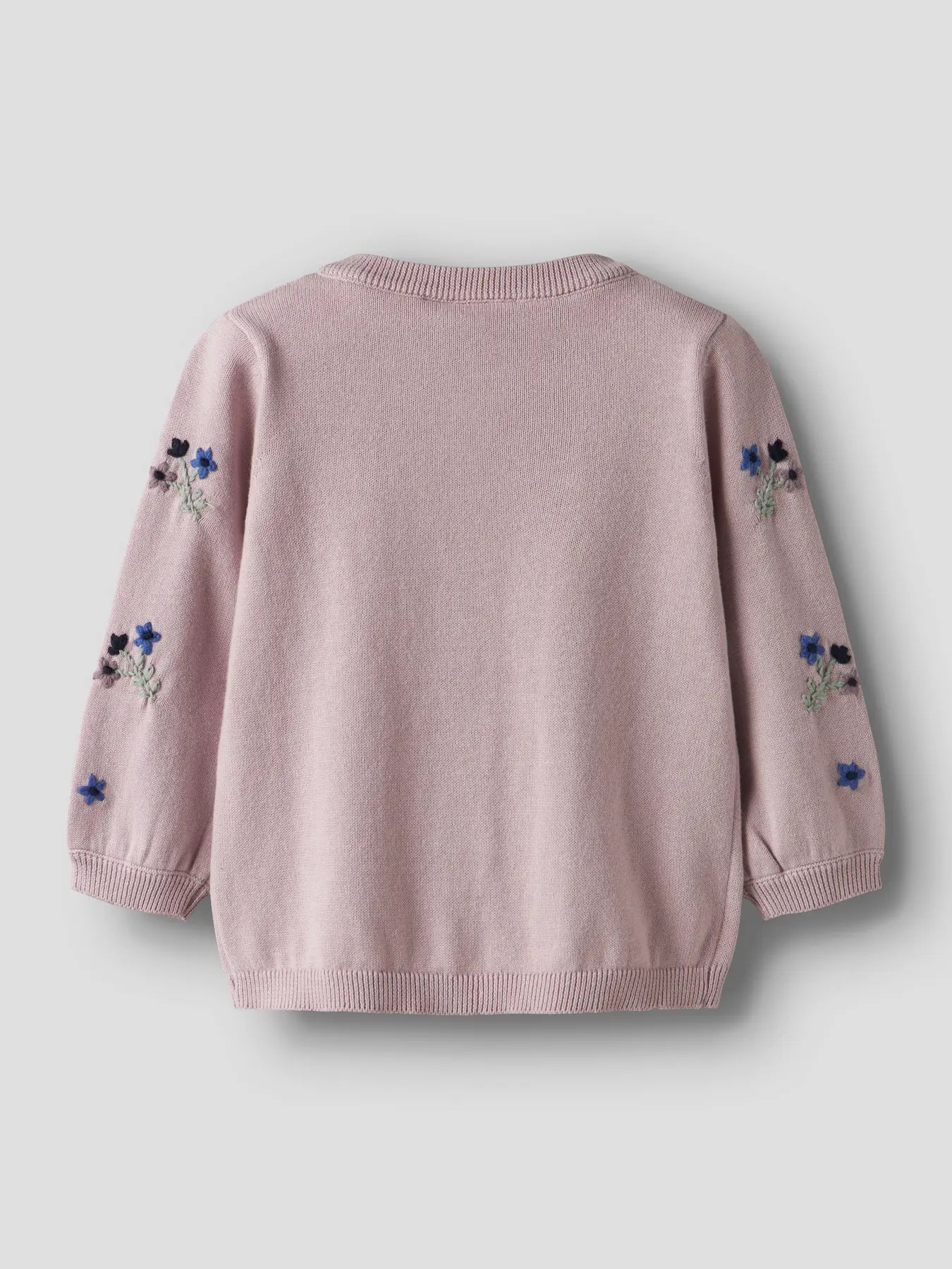 Name it Strickjacke Blümchen lilac