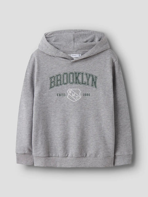 Name it Sweat Hoodie Brooklyn grau meliert