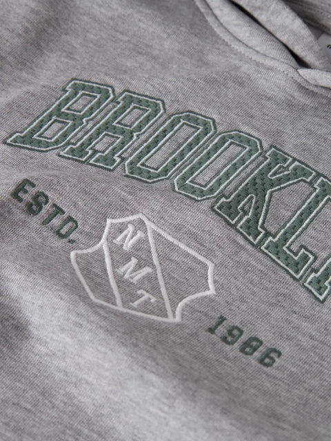Name it Sweat Hoodie Brooklyn grau meliert