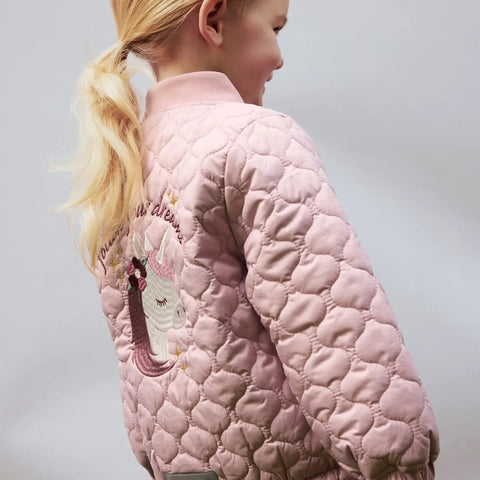 Name it Steppjacke Einhorn lilac