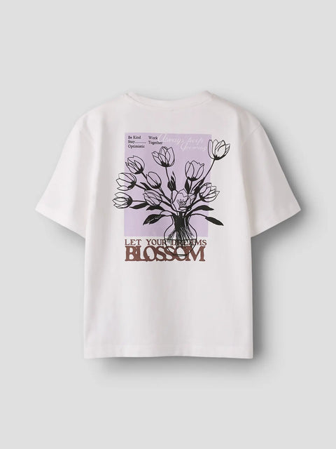 Name T-Shirt Blossom cloud dancer