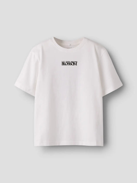 Name T-Shirt Blossom cloud dancer