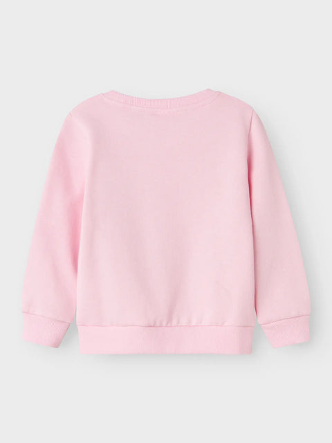 Name it Sweatshirt Herz Tasche zartrosa