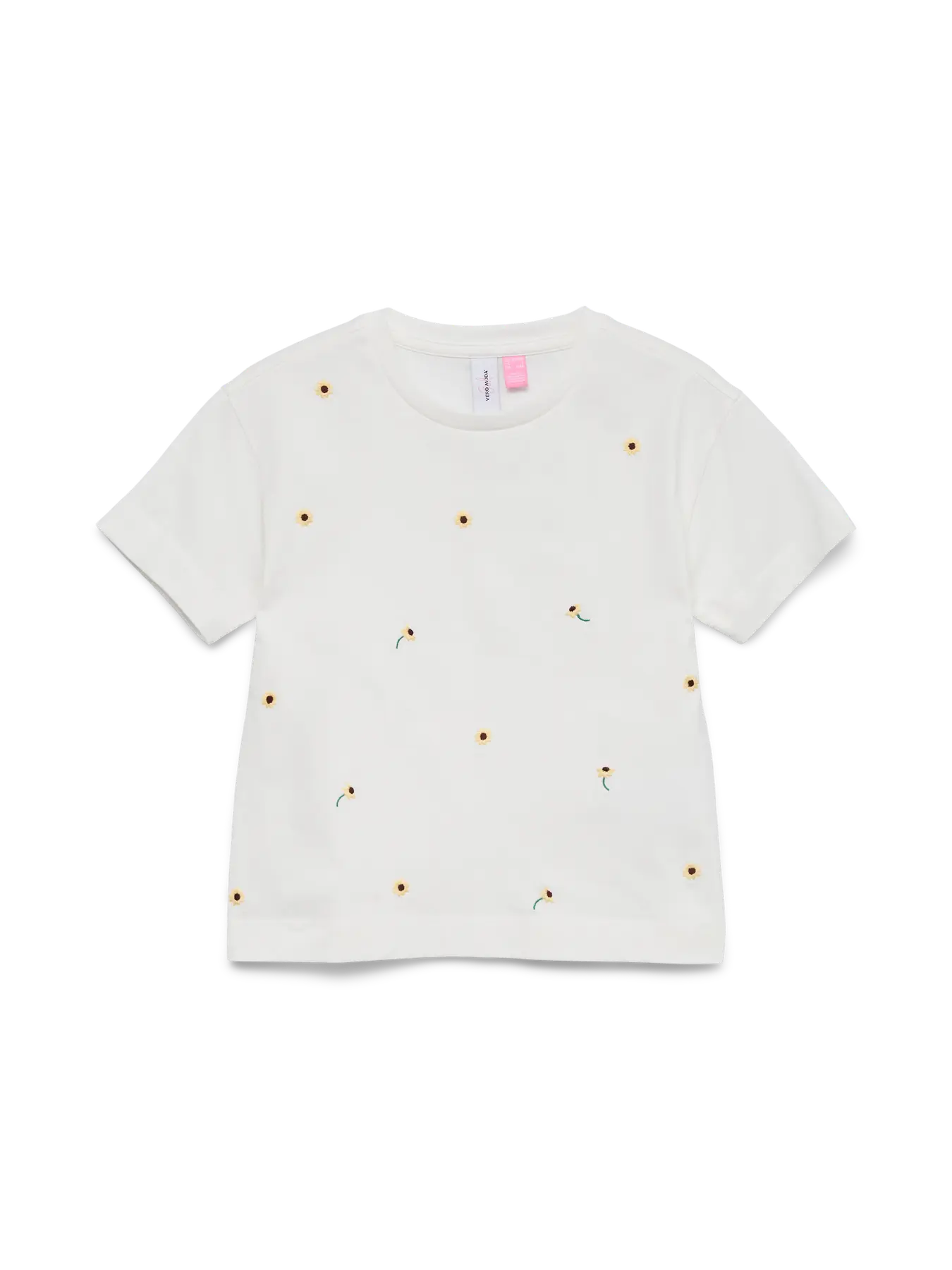 Vero Moda Girls T-Shirt Sonnenblumen weiß
