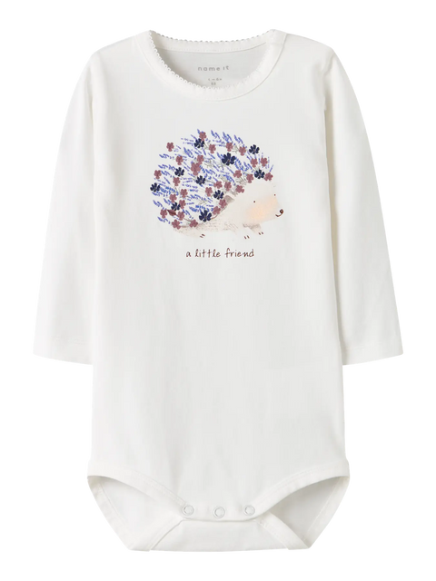 Name it Langarm Body Igel cloud dancer