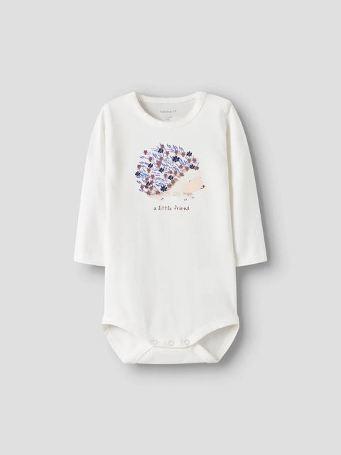 Name it Langarm Body Igel cloud dancer