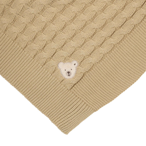 Steiff Strickdecke sesame