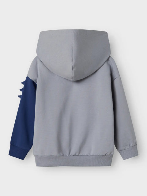 Name it Sweat Hoodie Dino blaugrau