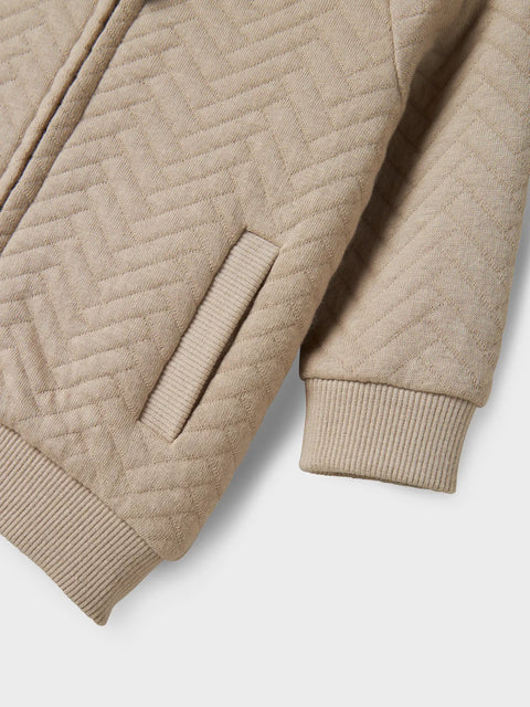 Name it Stepp Strickjacke hellbraun