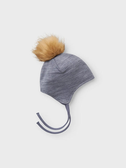 Name it Merino Bindemütze folkstone gray