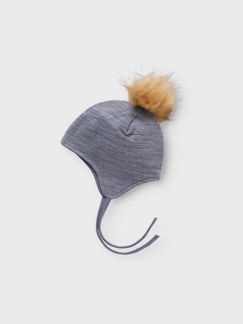 Name it Merino Bindemütze folkstone gray