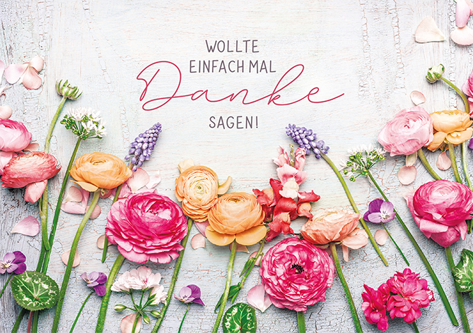 Karte "Danke"