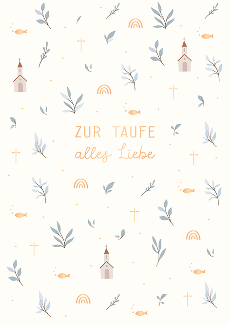 Karte "Zur Taufe"