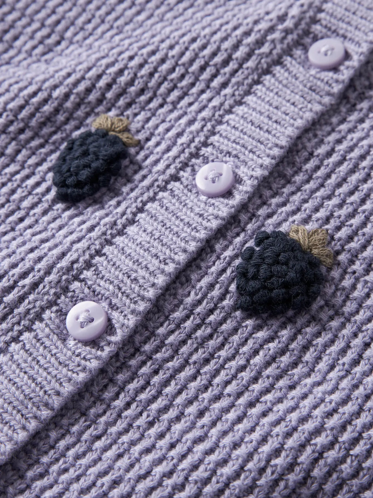 Name it Strickjacke Brombeeren flieder