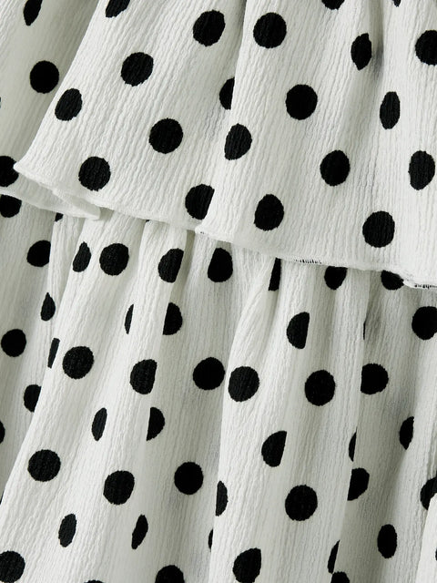 Name it Rock Punkte schwarz/weiß