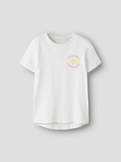 Name it T-Shirt Sunshine weiß
