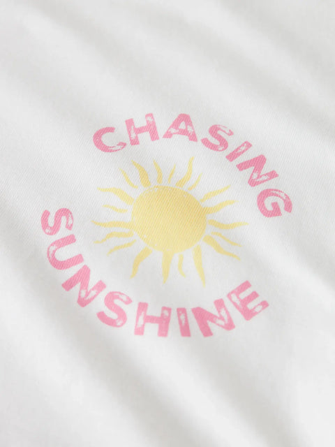 Name it T-Shirt Sunshine weiß