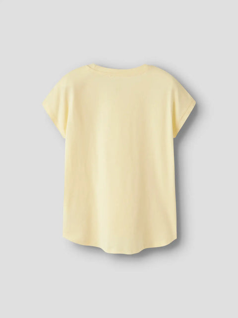 T-Shirt Schmetterling gelb