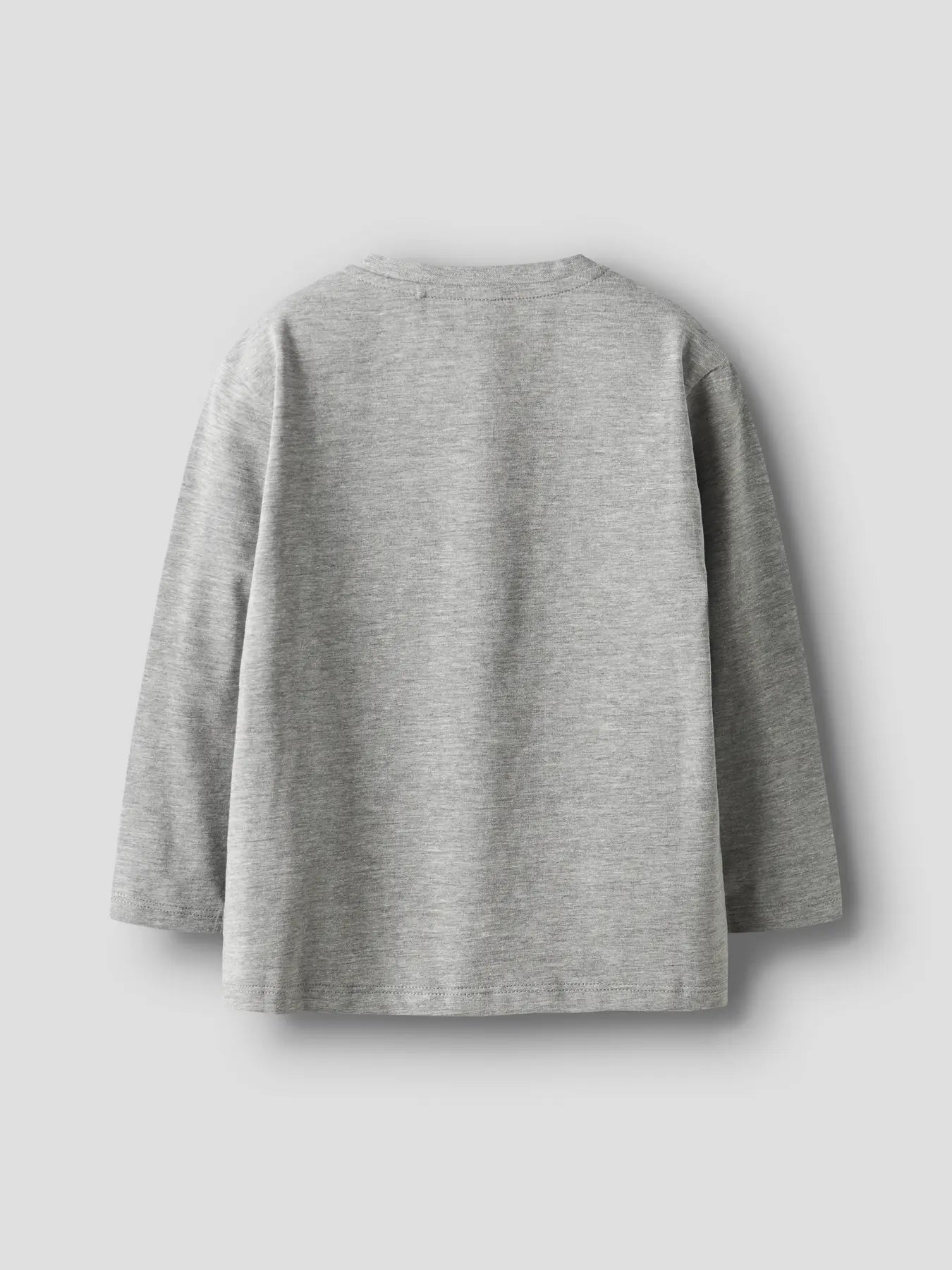 Name it Langarmshirt Baustelle grau meliert