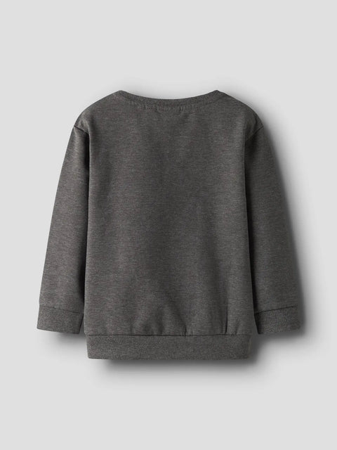 Name it Sweatshirt Bagger dunkelgrau meliert