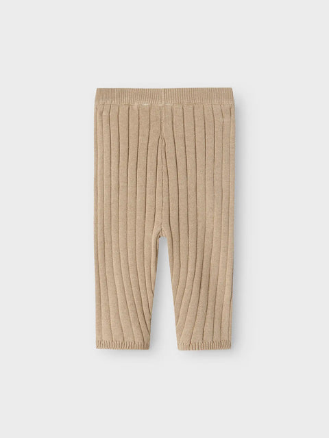 Name it Strick Leggings hellbraun